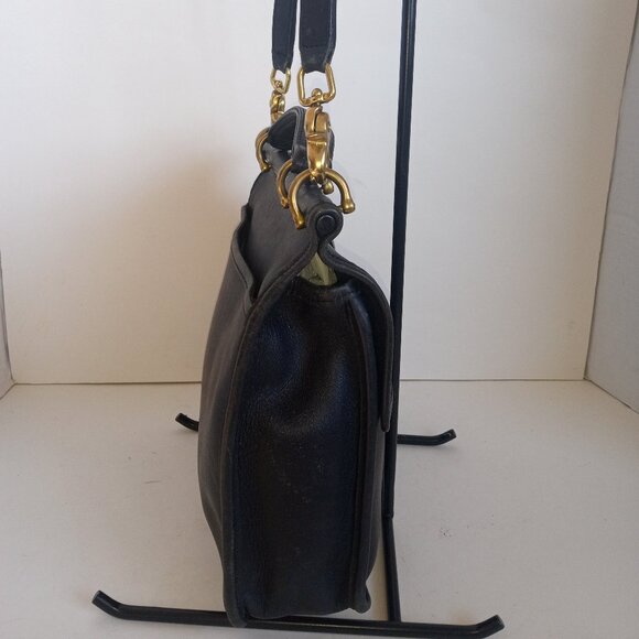 Iconic COACH Vintage 9927 WILLIS Messenger Bag Black Leather 2003 - Picture 8 of 16